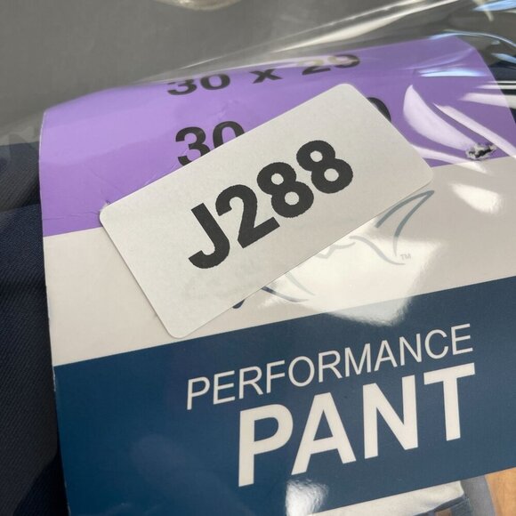 NEW Greg Norman Men's 30x29 Performance Stretch Golf Pants Navy - Picture 3 of 8